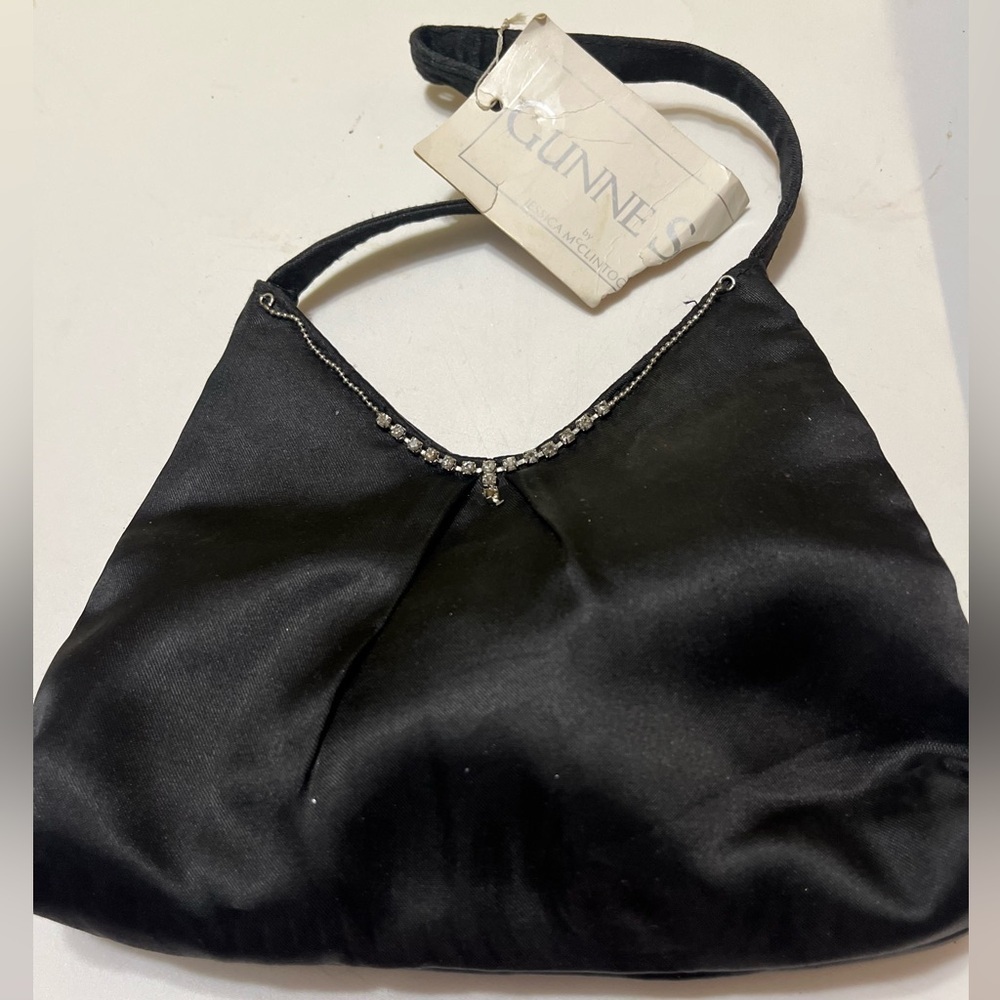 Vintage 90s Gunne Sax Cocktail Handbag, Designer Jessica McClintock Evening